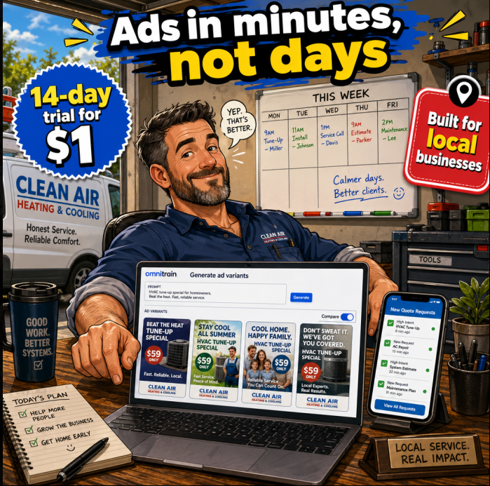 Omnitrain — Ads in minutes, not days